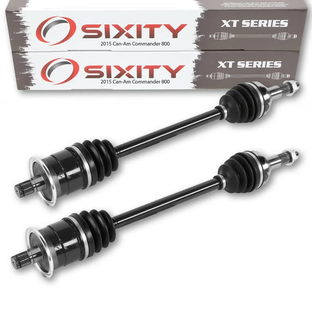 2 pc Sixity  Rear Left Right Axle compatible with Can-Am Commander 800 2015 -    4X4