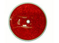 Cortina 13-099-32 3-3/8" Dia. Reflector - Center Hole Mount - Red (320 Pack)