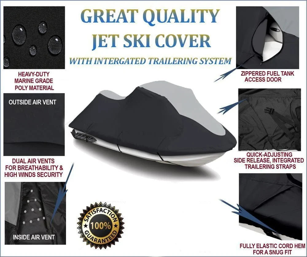 '- Jetski Jet Ski Cover Boat  Cover Compatible for Yamaha V1 2015 2016