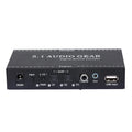 Anself -A6L 5.1 Audio Gear Digital Sound Decoder Audio Converter 3.5mm Audio Output Replacement for Dolby Digital -3 Plug