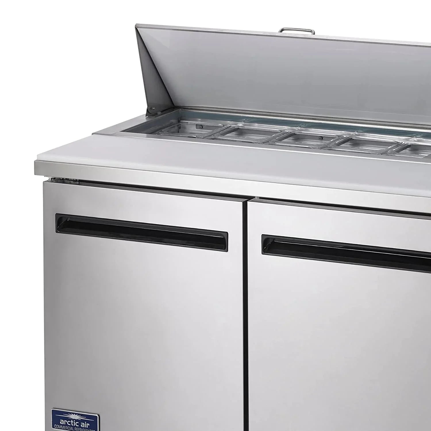 Arctic Air AST72R 71.5-Inch 3-Door Refrigerated Sandwich/Salad Prep Table, 115v