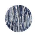 Gertmenian Ultimate Shag Whipt Blue Plush Shag Area Rug 7'10" 8' Round