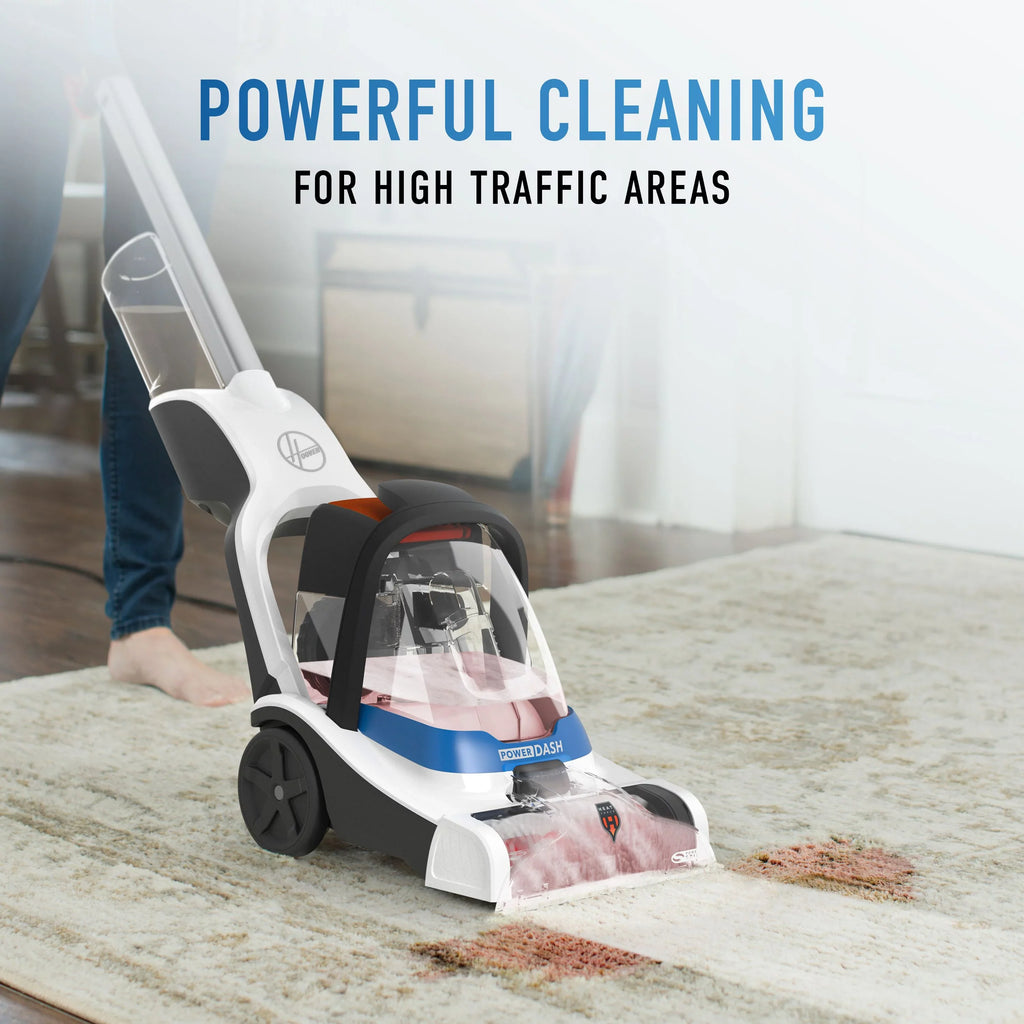 Hoover PowerDash Pet Compact Carpet Cleaner with Antimicrobial Pet Brushes FH50710