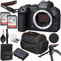 Canon  R6 Mark  Mirrorless Camera (Body Only) + 2pc 64GB Memory Cards + Tripod + Case & More