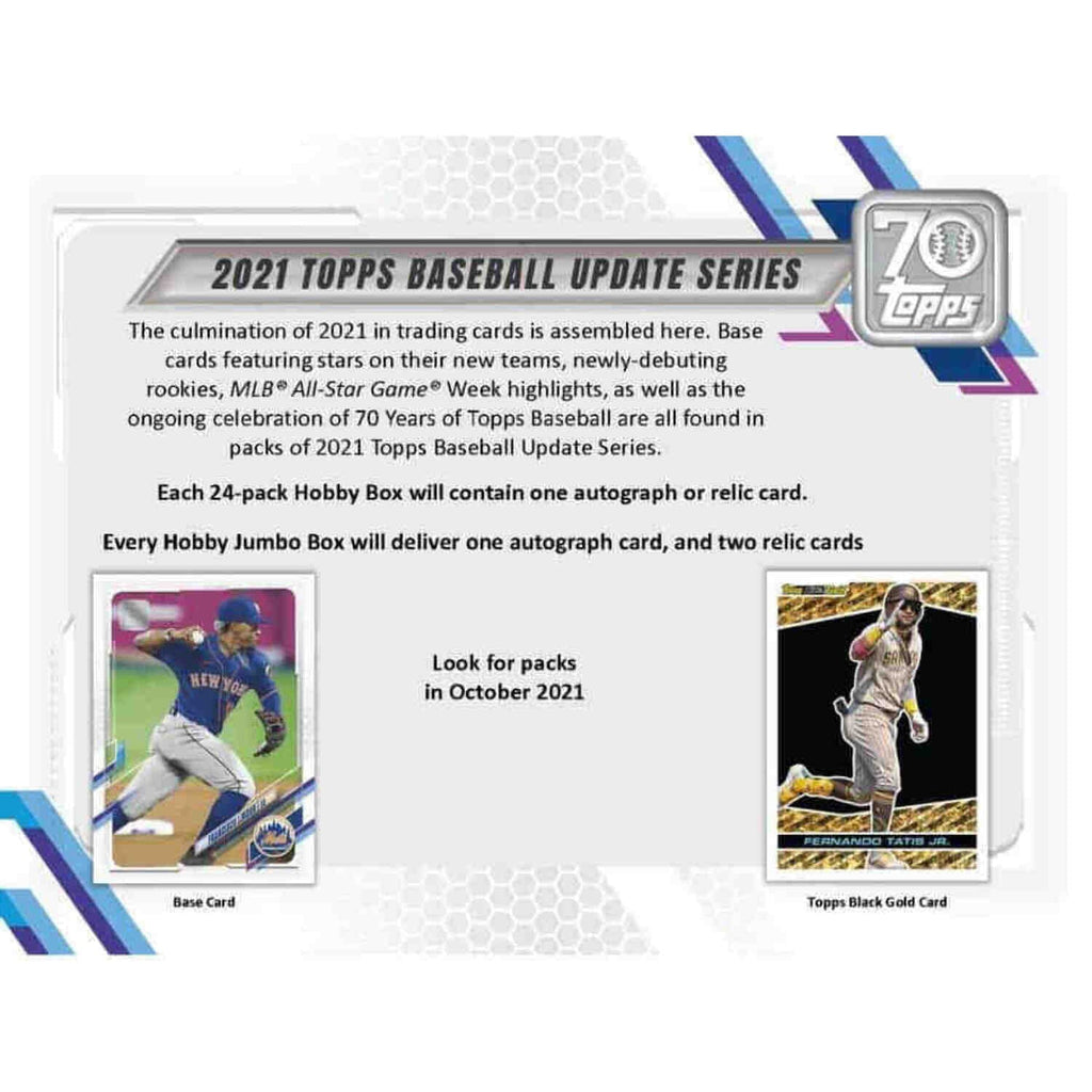 Topps Company Inc - 2021 Topps Update Series Baseball Hobby