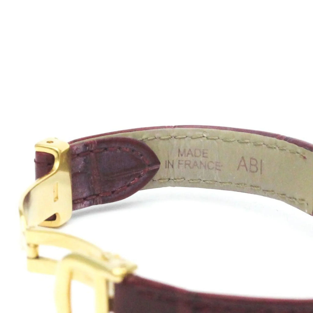 Pre-Owned  Must Colisee Gold Plated Leather Quartz Ladies Watch BF568960 (Good)
