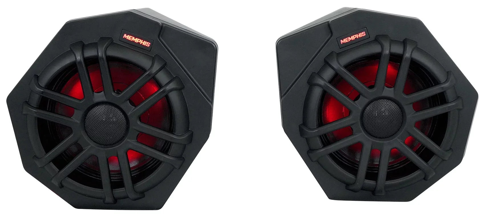 (2) Memphis CANAMX365FE Speakers+Pods+ Tower Speakers+Amp For 2017+ Can Am X3