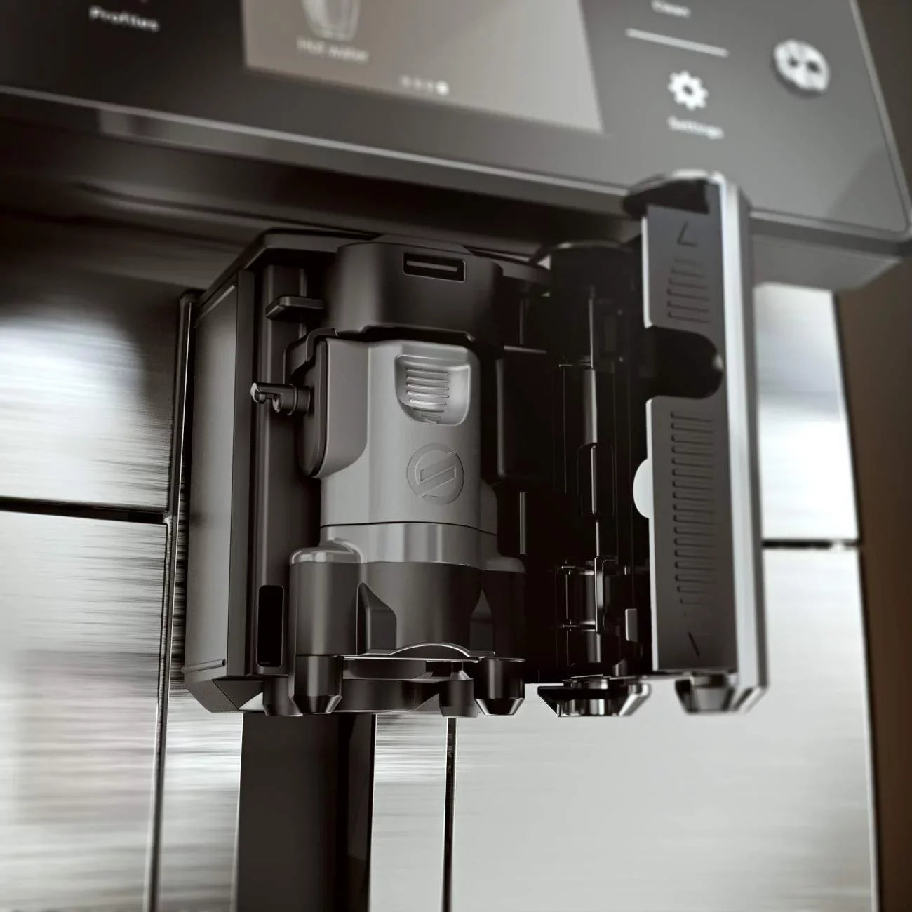 Saeco Xelsis SM7684/04 Super Automatic Espresso Machine, Titanium Metal Front