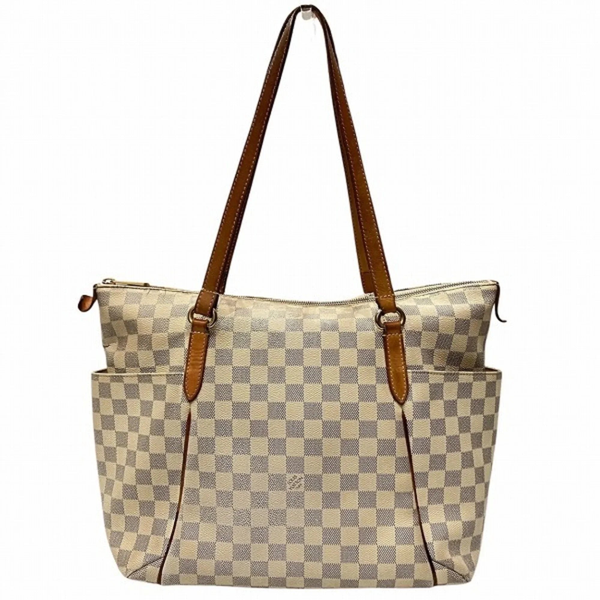 Pre-Owned Louis Vuitton Damier Azur Totally  N41279 Bag Tote Shoulder Ladies (Fair)