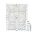 20x25x1  10 Pleated  Furnace Air Filters by Glasfloss Industries. ( 8 Pack ) Exact Size: 19-1/2 x 24-1/2 x 7/8