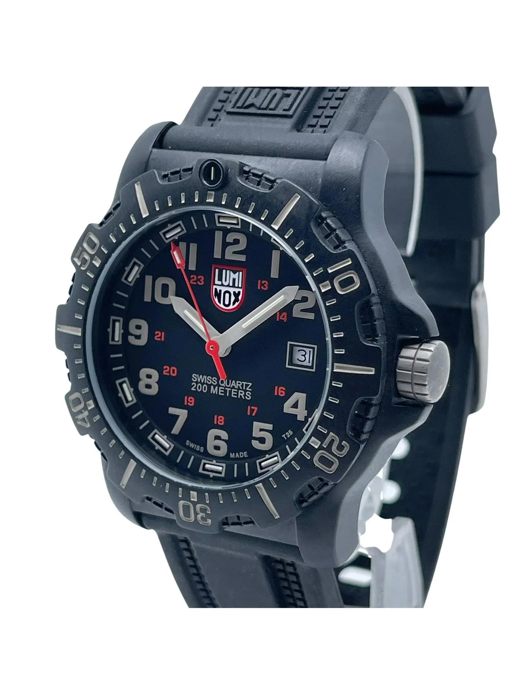 Pre-owned Luminox Navy Seal Black  44mm Quartz Mens Watch .8813. (Good)