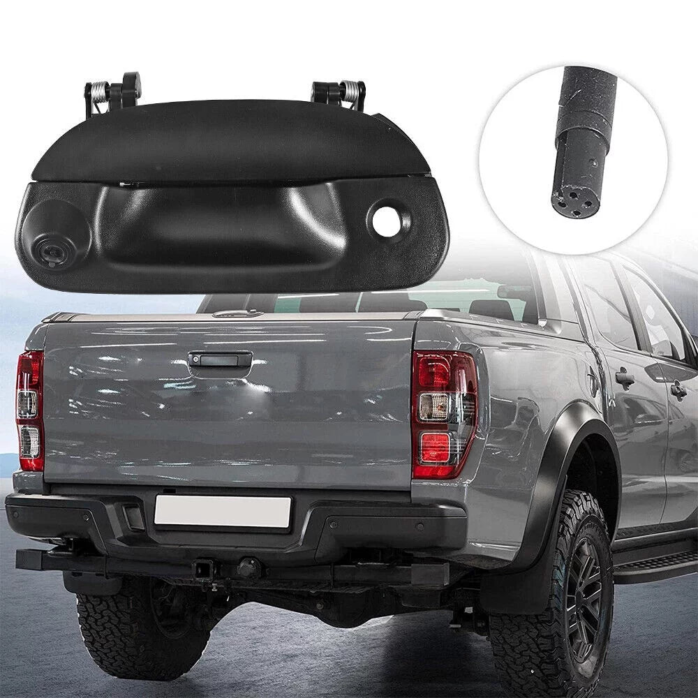 Ford F150 F250 Rear View Camera Kit with Wiring & Tailgate Handle, High Definition , 150-degree Wide Angle, Water-Resistant