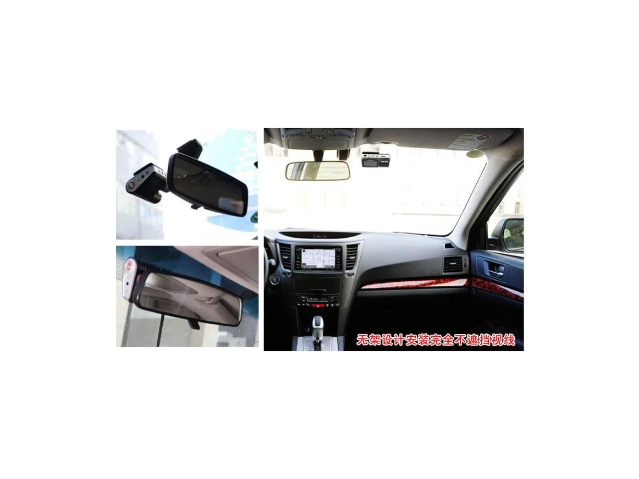 Full Chi I1000 separated 1080P twin lens driving recorder night vision with automobile black boxFull  1080P I1000 2" Screen Car  Recorder Camera +  Remote Controller