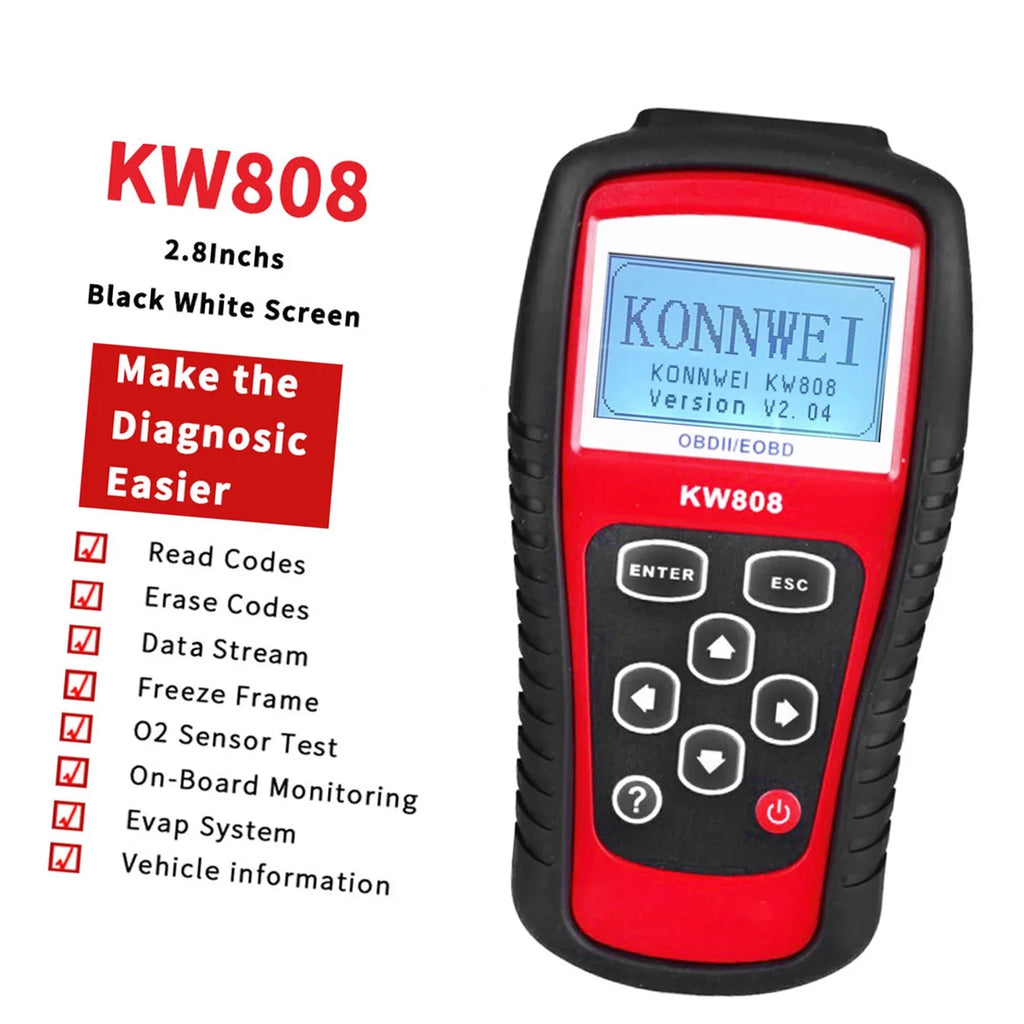 /  Cars Code Reader and Auto Scanner Detection Decoder KW808