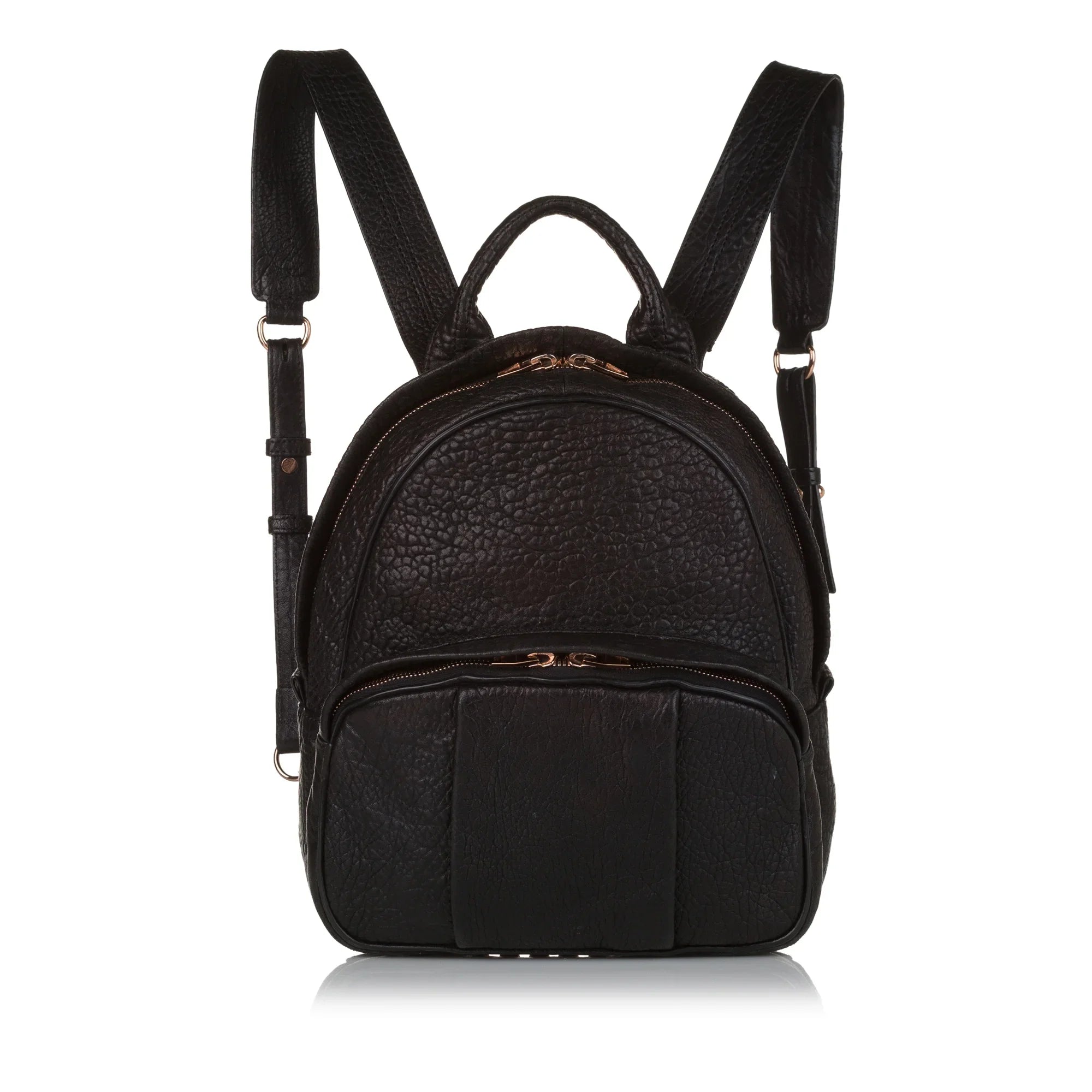 Pre-Owned Authenticated Alexander Wang Dumbo Backpack Calf Leather Black Unisex (Good)