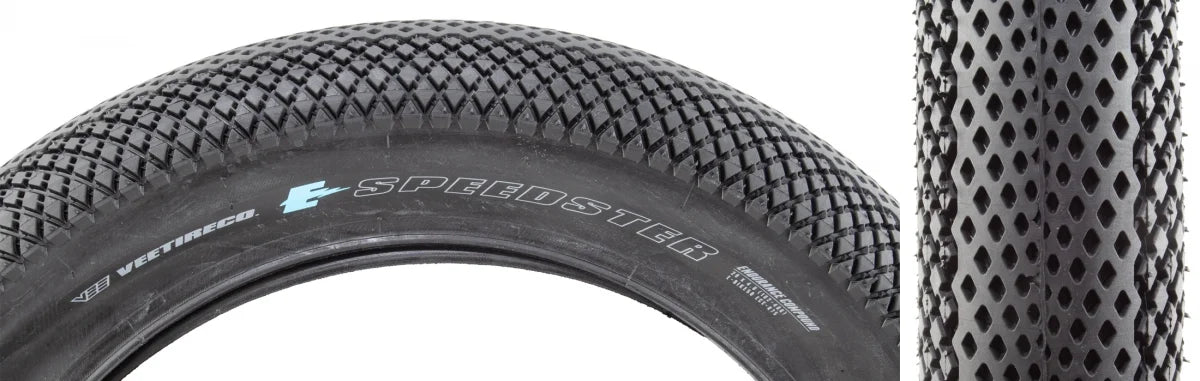Vee Tire & Rubber Speedster 20x4.0 Clincher Wire  30 Black/Black Reflective
