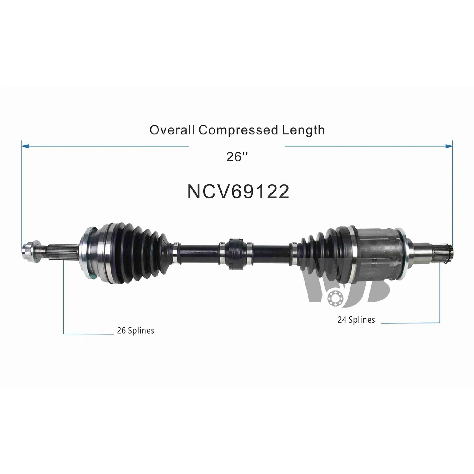 Front Left  Axle Shaft Assembly For 2019 2020 2021 Toyota RAV4 2.5L NCV69122