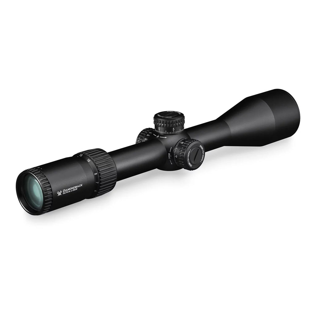 Vortex Optics Diamondback Tactical 6-24x50  -2C () Riflescope with Vortex High Rings (1.18in, 30mm) and Free Hat Bundle
