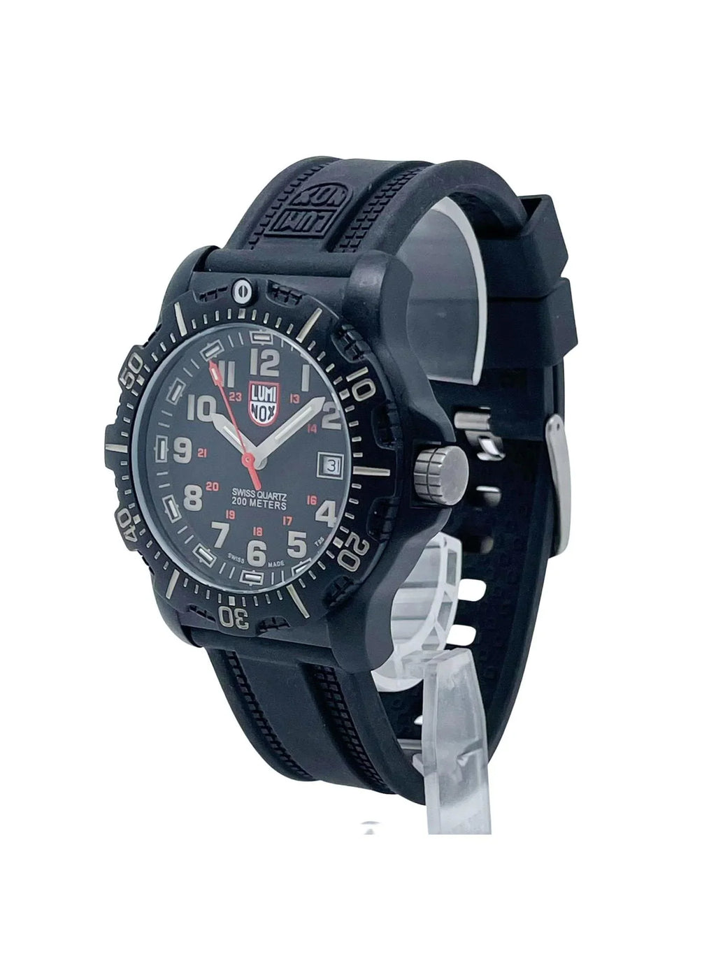 Pre-owned Luminox Navy Seal Black  44mm Quartz Mens Watch .8813. (Good)