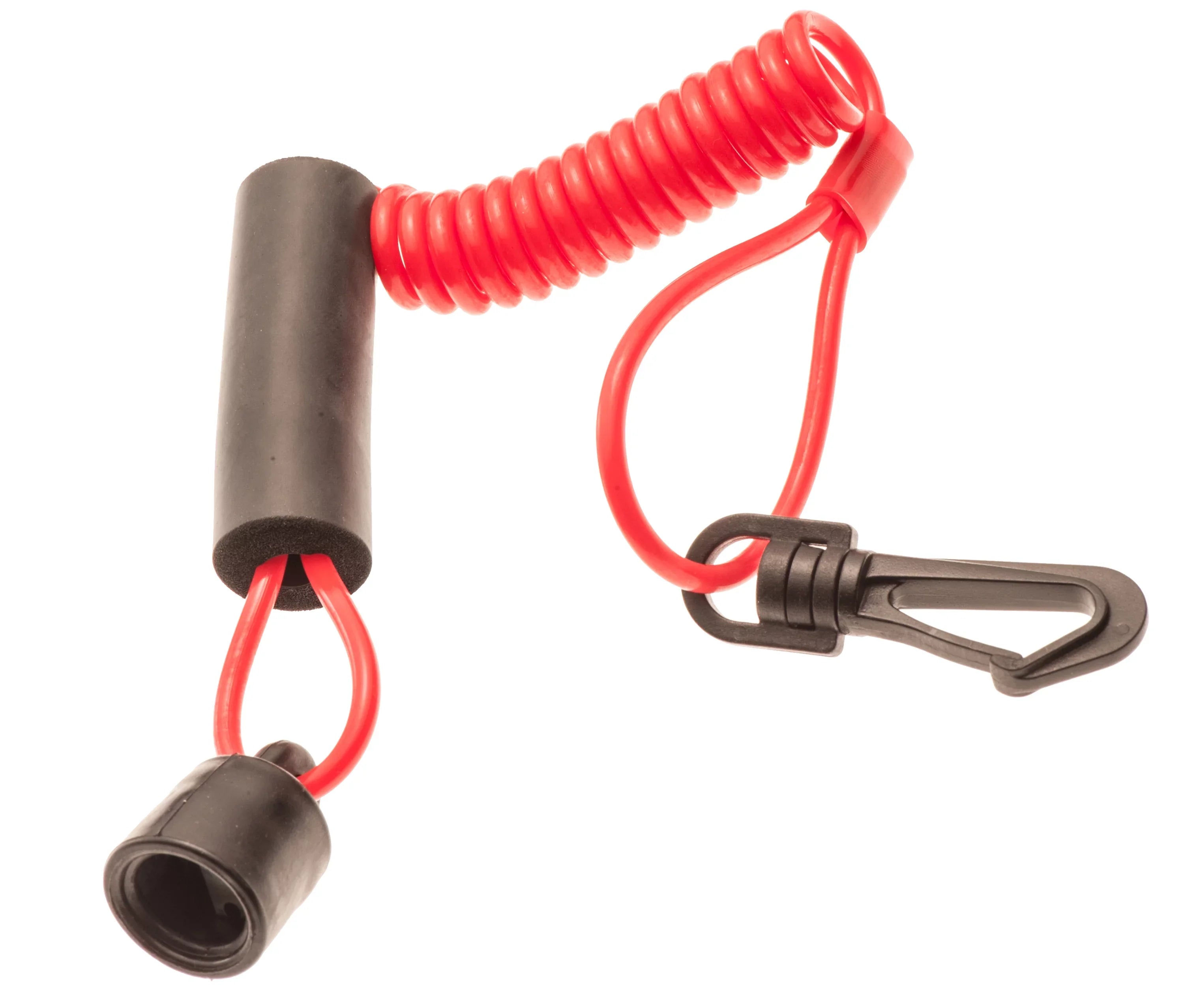 Sea Doo Dess Ignition Key Cap & Floating Lanyard Tether Red 278002199 Programmable