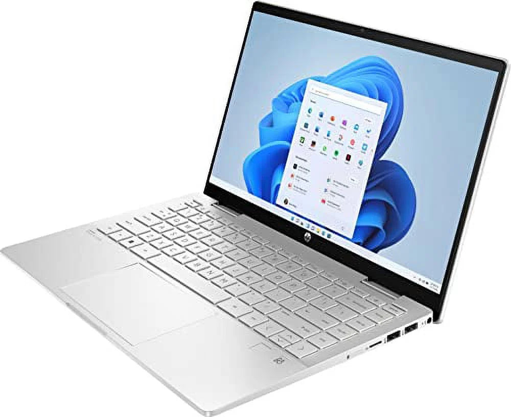 Pavilion X360 2-in-1 Laptop 2022, 14"   Touchscreen Intel  Platform 12th Core i5-1235U Iris Xe Graphics 8GB DDR4 1TB , Wi-Fi 6E Backlit ,  Reader, Windows 11 Pro,  32GB