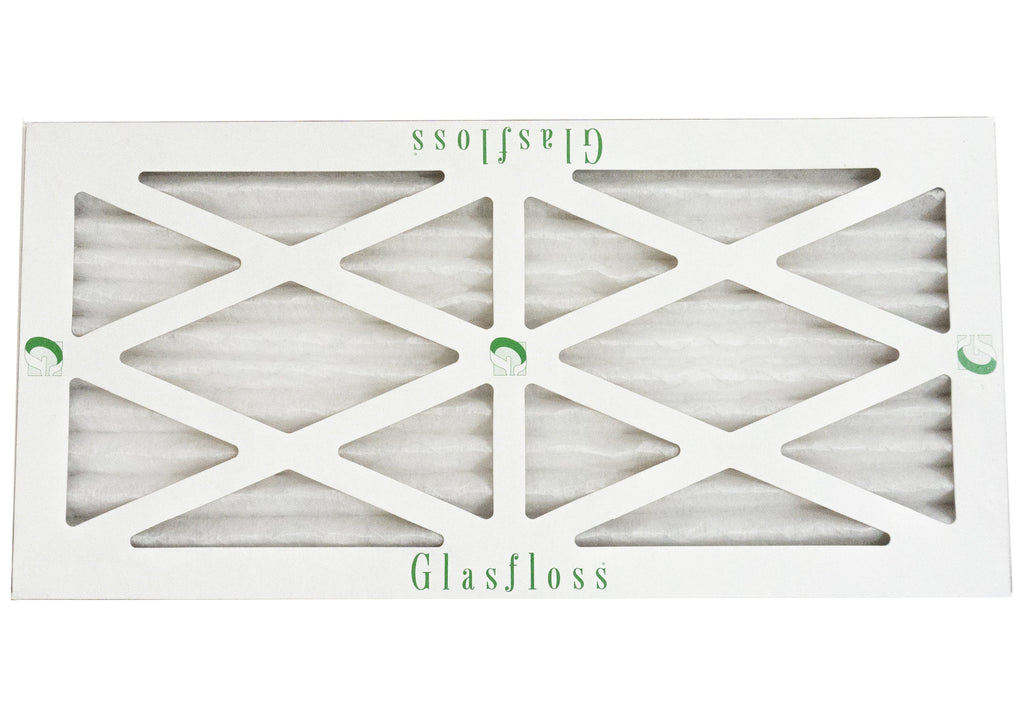 Glasfloss 6x24x1 -  10 -Qty:12 - Furnace Air Filter - Made in  (Actual Size: 5.5 x 23.5x7/8 inch)