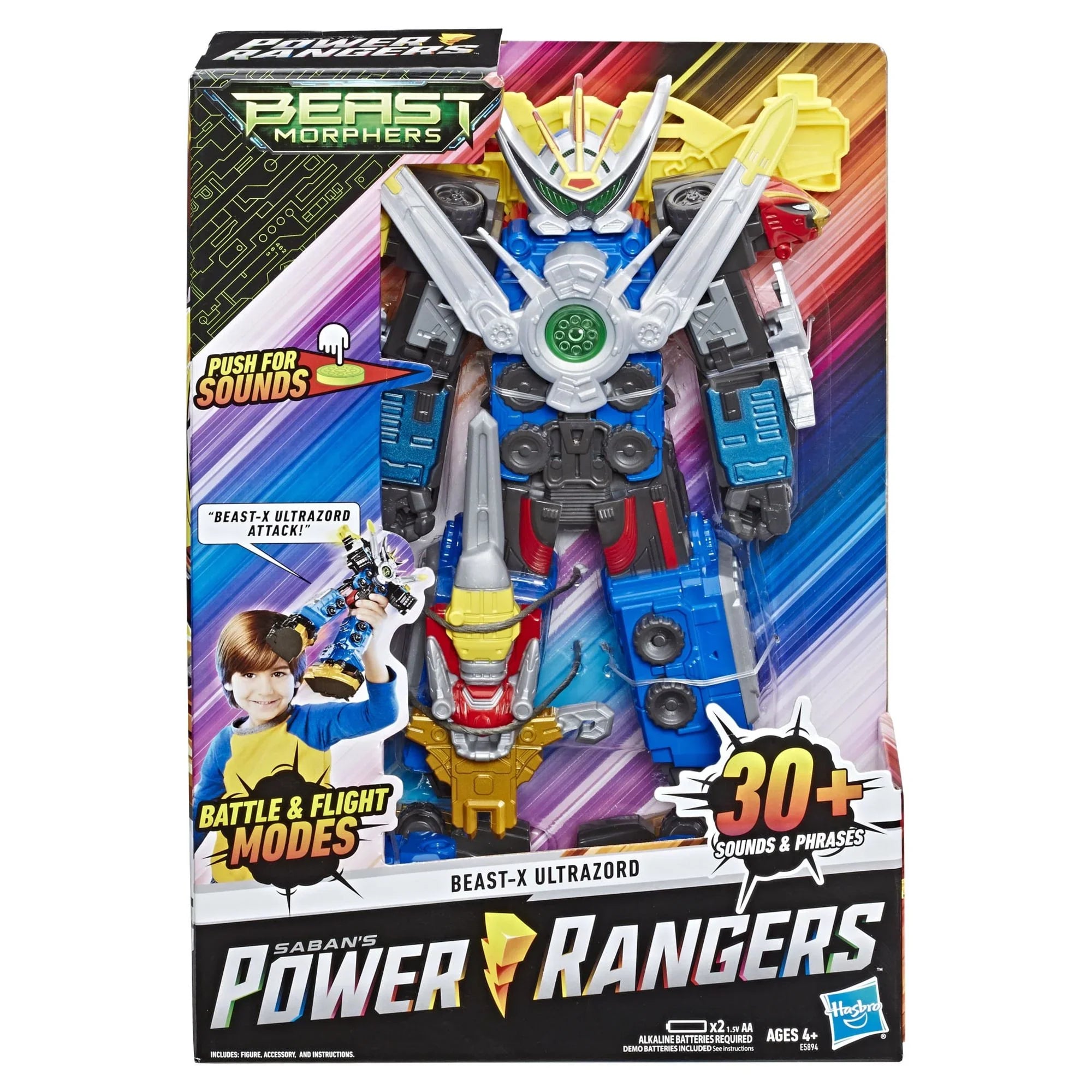 Power Rangers: Beast Morphers X Ultrazord Kids Toy Action Figure for Boys and Girls (5")