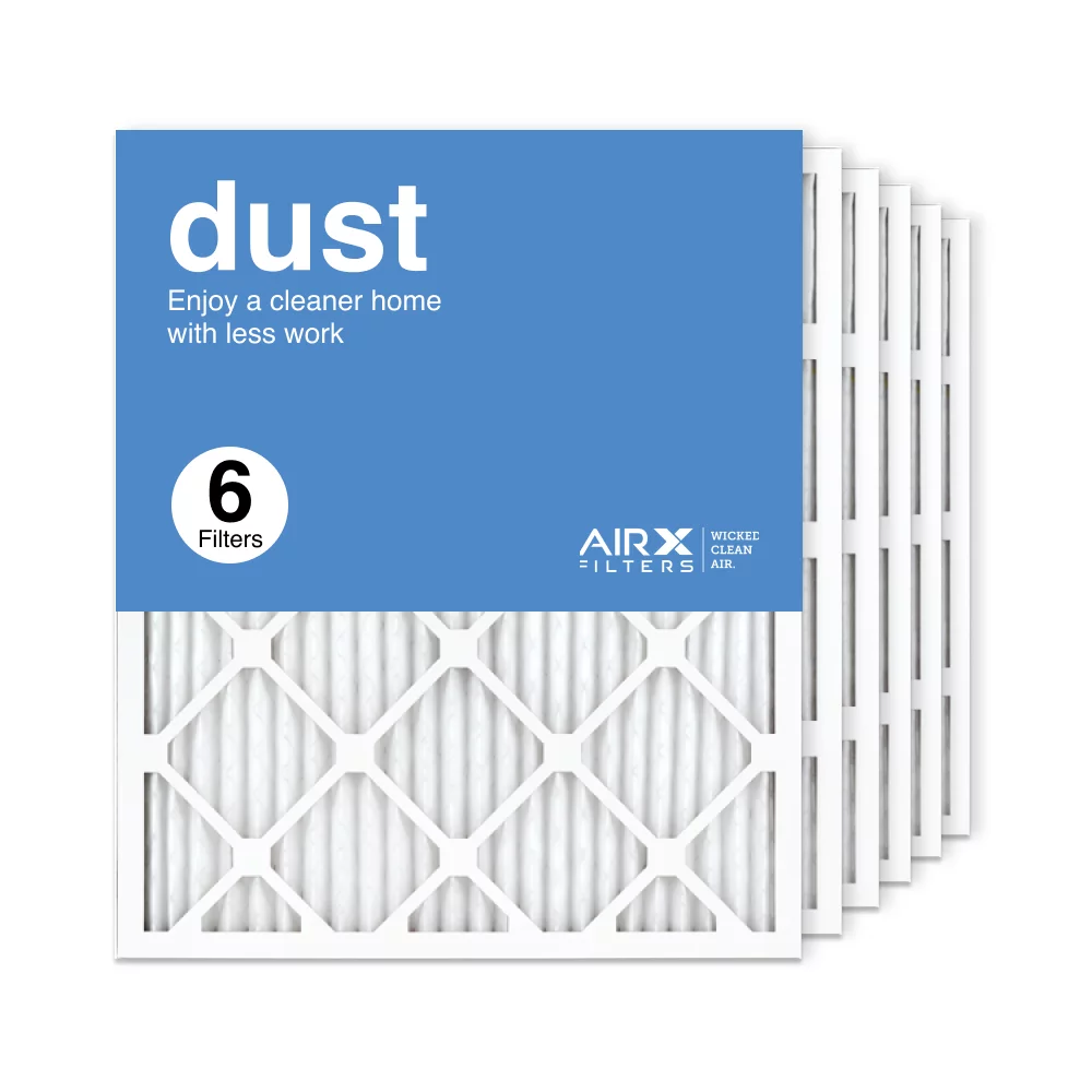 AIRx Filters 20x24x1 Air Filter  8 Pleated   Furnace Air Filter, Dust 6-Pack, Made in the