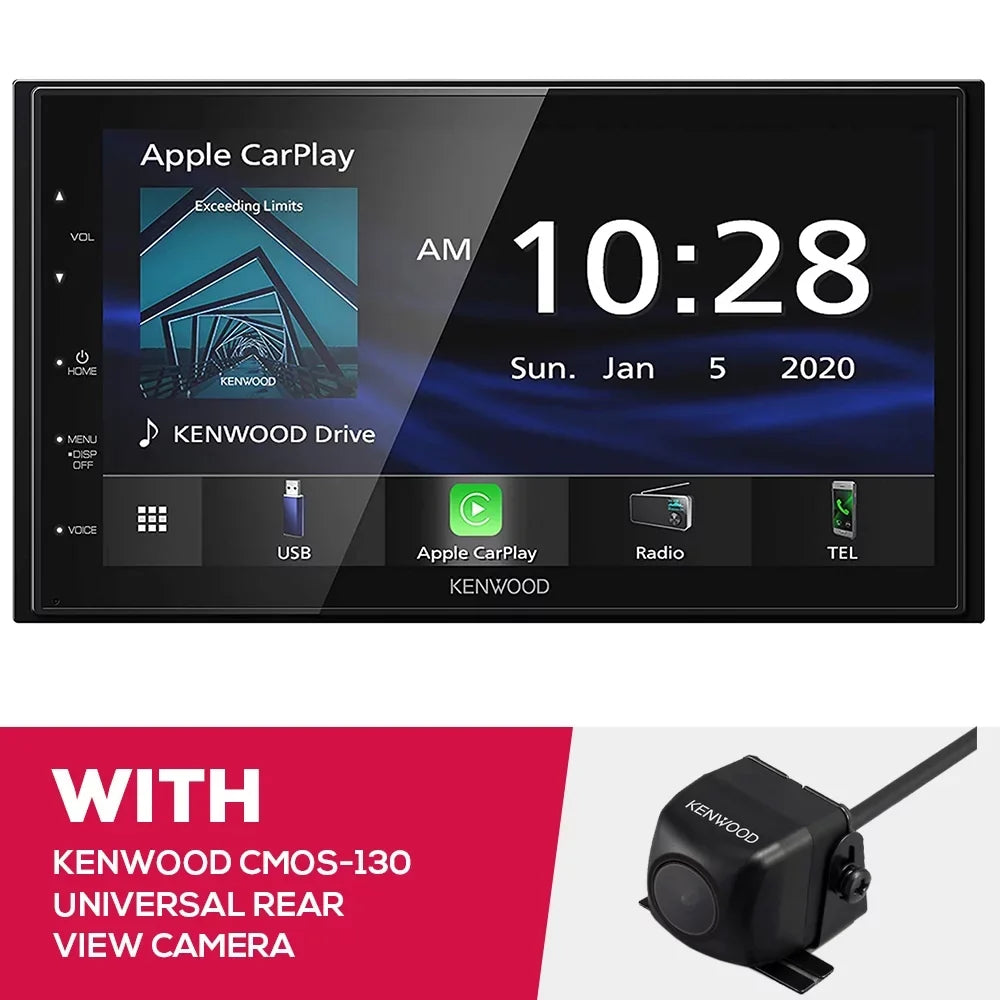 New Kenwood DMX47S Digital Multimedia Receiver & -130 Universal Rear View Camera