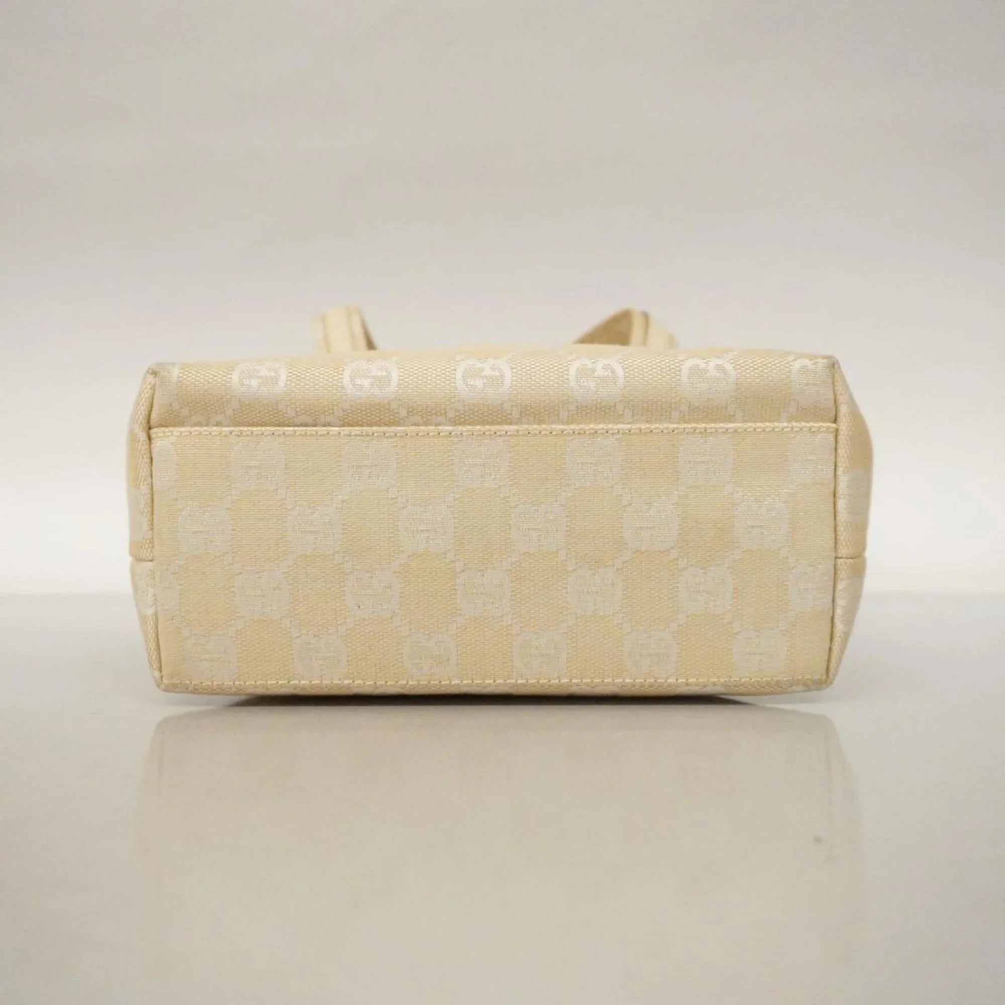 Pre-Owned Gucci Handbag  Canvas 002 1079 Leather Ivory Women's (Good)