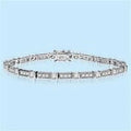 Diamond Essence Designer Bracelet with 6.0 cts.t.w. of Round Brilliant Stones and Melee - WBD8047