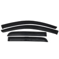 Ikon Motorsports Compatible with 14-23 Mitsubishi Mirage Hatchback Acrylic Window Visors Vent Windshield Deflector Rain Guard 4Pc Set Outside Mount 2014 2015 2016 2017 2018 2019 2020 2021