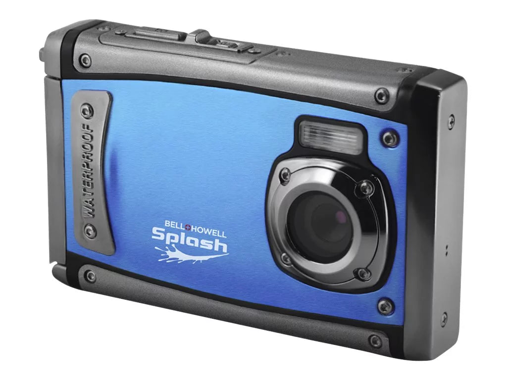 Bell + Howell WP20 Splash3 - Digital camera - compact - 12.0  - 1080p / 15 fps - underwater up to 9.8 ft - blue