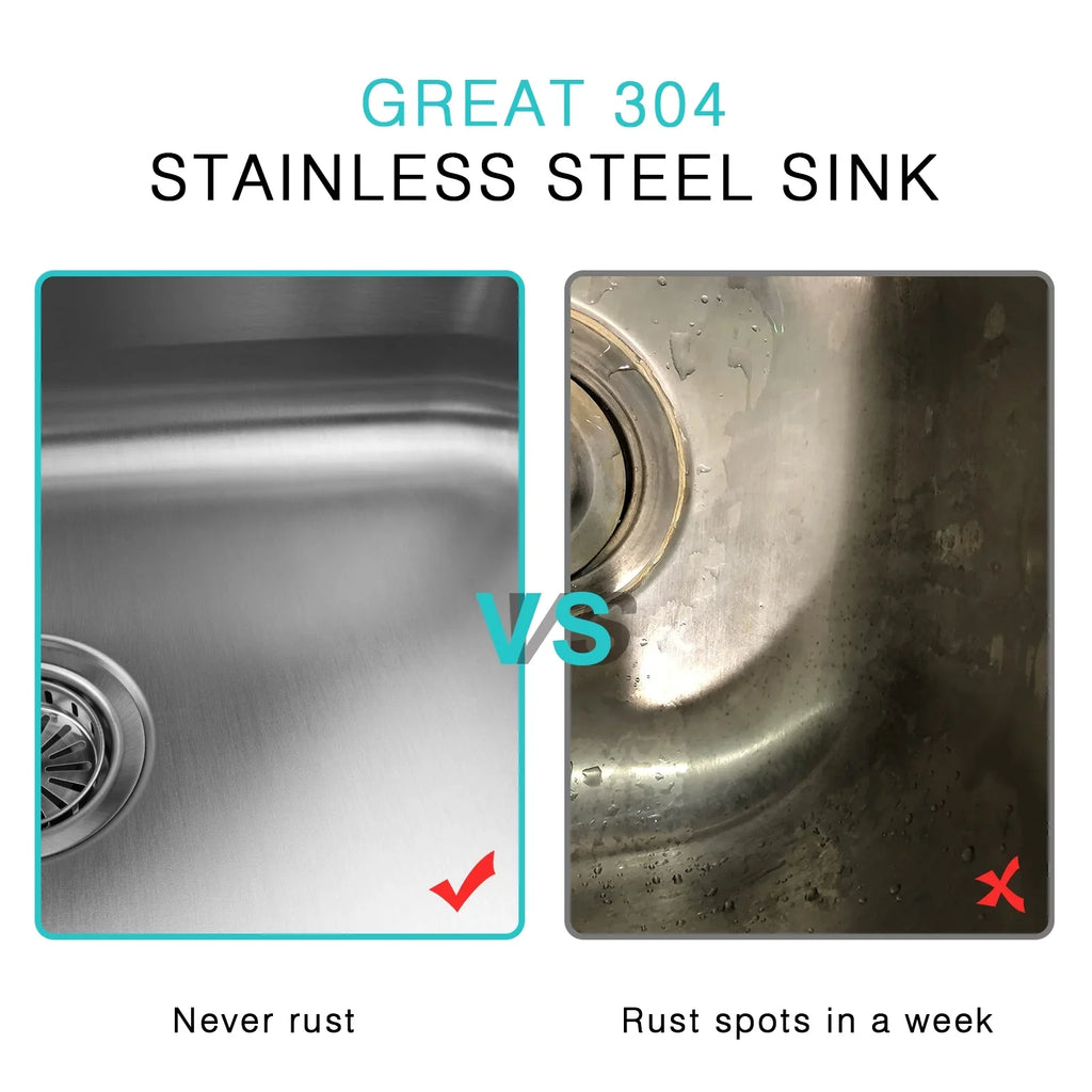Undermount Kitchen Sink Single Bowl 30 Inch, 30", 16-gauge Stainless Steel
