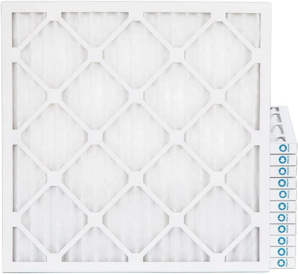 12X12x1  8 Pleated  Furne Air Filters. Case Of 12. Ext Size: 11-3/8 X 11-3/8 X 3/4