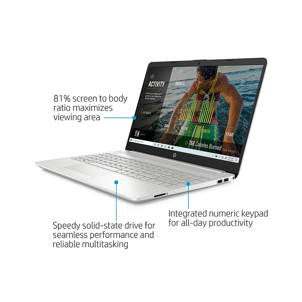 2021 15.6"  Laptop Computer, 11th Gen Intel Core i5-1135G7(Beats i7-1065g7), 12GB DDR4 , 512GB PCIe , Intel Iris Xe Graphics,  Webcam, Stereo Speakers, Windows 10, Silver, 32GB  Card