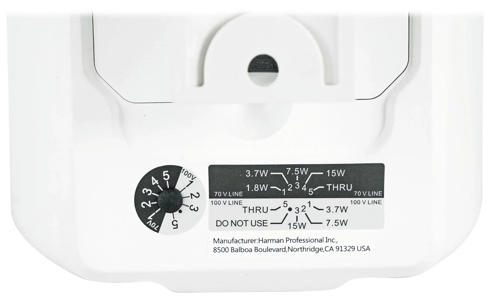 (8)  Control 23-1 White 3" Indoor/Outdoor 70v Commercial Wall Speakers + Amp