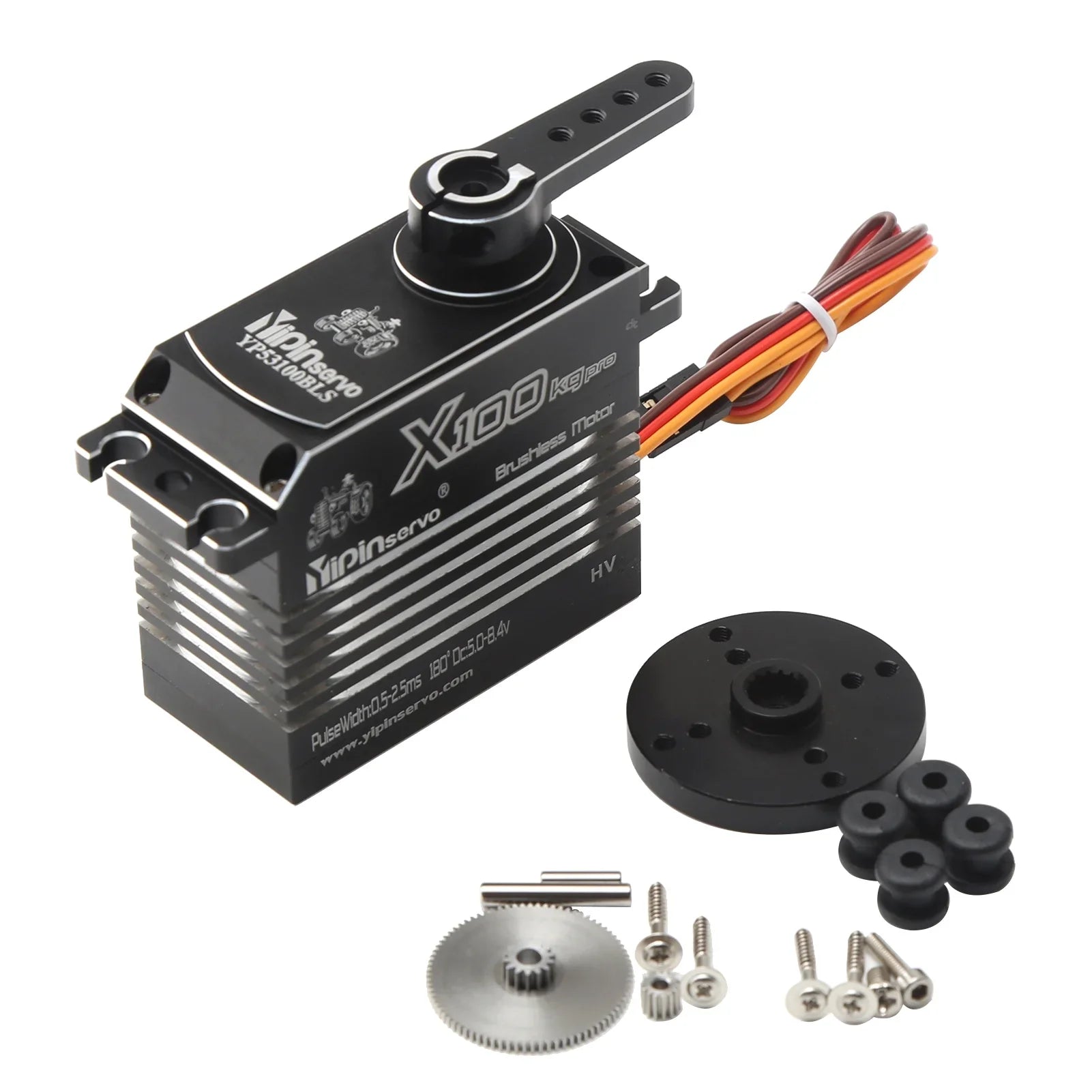 YIPINServo ,Servo  Torque Waterproof  Metal Torque Waterproof  Car Crawler Waterproof  Car Torque  Car Servo Metal Torque