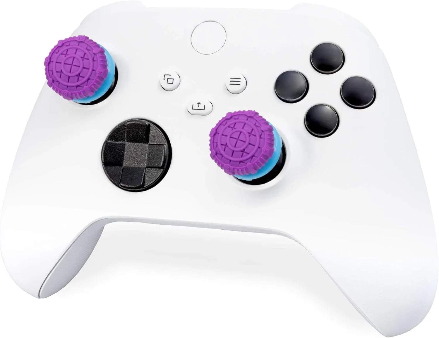 KontrolFreek  Freek Battle Royale for Xbox One and Xbox Series X Controller | Performance Thumbsticks | 2 High-Rise Convex (Domed) | Purple