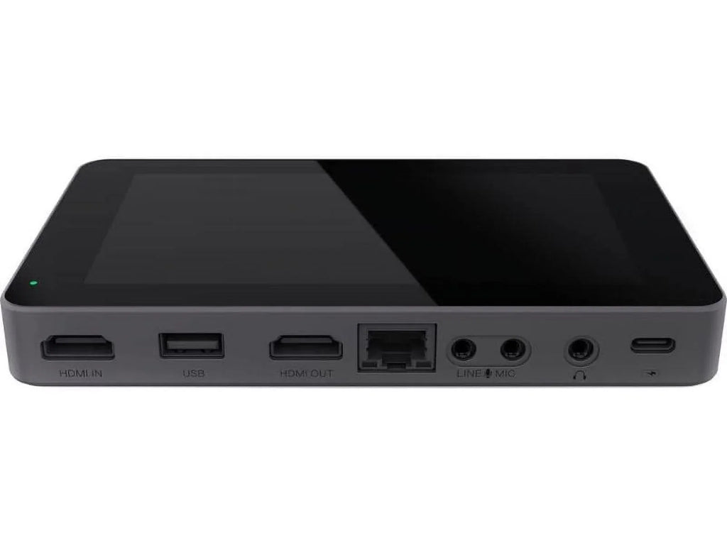 YoloBox Mini Ultra-Portable All-in-One Smart Live Streaming Encoder/Monitor Bundle with 128GB Extreme  Memory Card and Pearstone 6'  Cable
