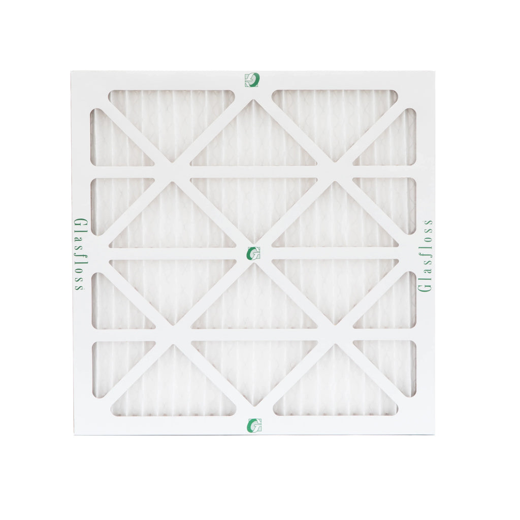 14x14x1  13 Pleated  Furnace Air Filters by Glasfloss Industries. 6 Pack