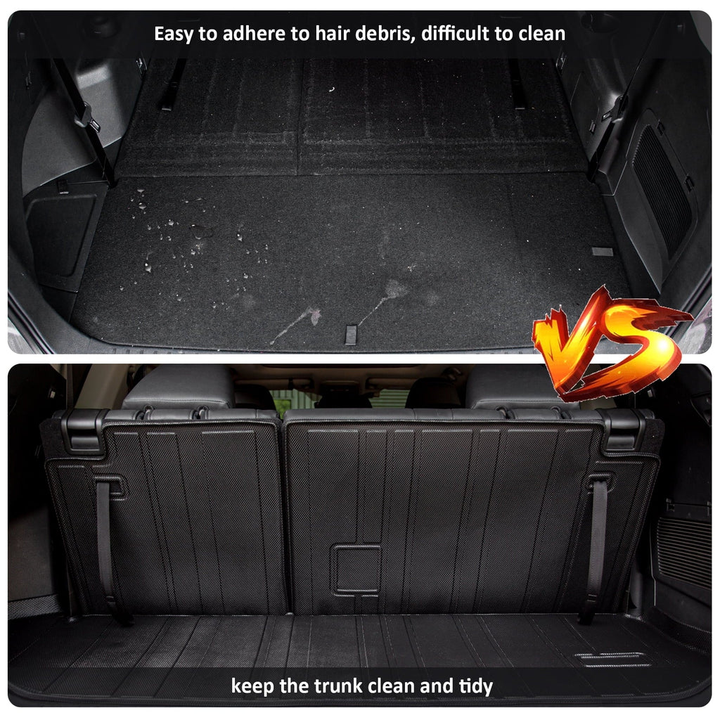 Fit 2020-2024 Toyota Highlander Trunk Mat Cargo Mat with Backrest Mats 2023 Highlander Accessories