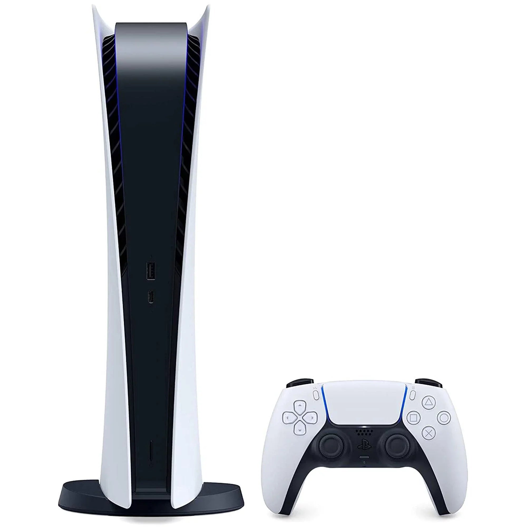 Sony PlayStation_PS5 Video Game Console (Digital Edition) with God of War () Ragnarök Bundle -PlayStation - 5