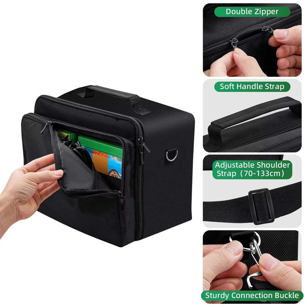 Protective Carrying Case for Xbox Series X- Travel Bag Carrying Case for Xbox Series X Console, Controller, Cables and Other Accessories