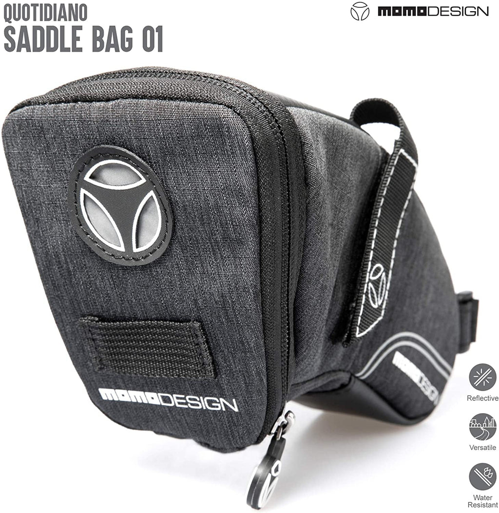 Bike  Saddle Bag  Weather Safe  Perfect for Storage  Led Tail Light & Reflective Design  Capacity of 1.2 L
