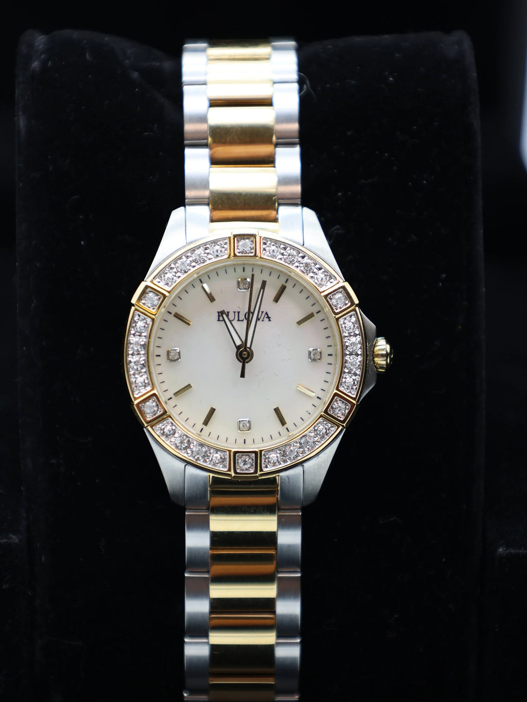 Ladies Two Tone Stainless Steel and Diamond Watch