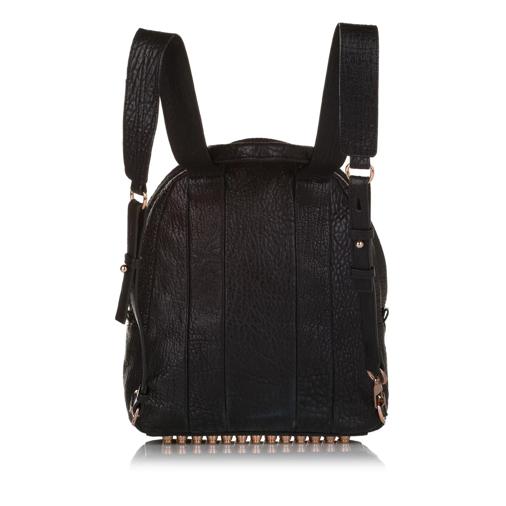 Pre-Owned Authenticated Alexander Wang Dumbo Backpack Calf Leather Black Unisex (Good)