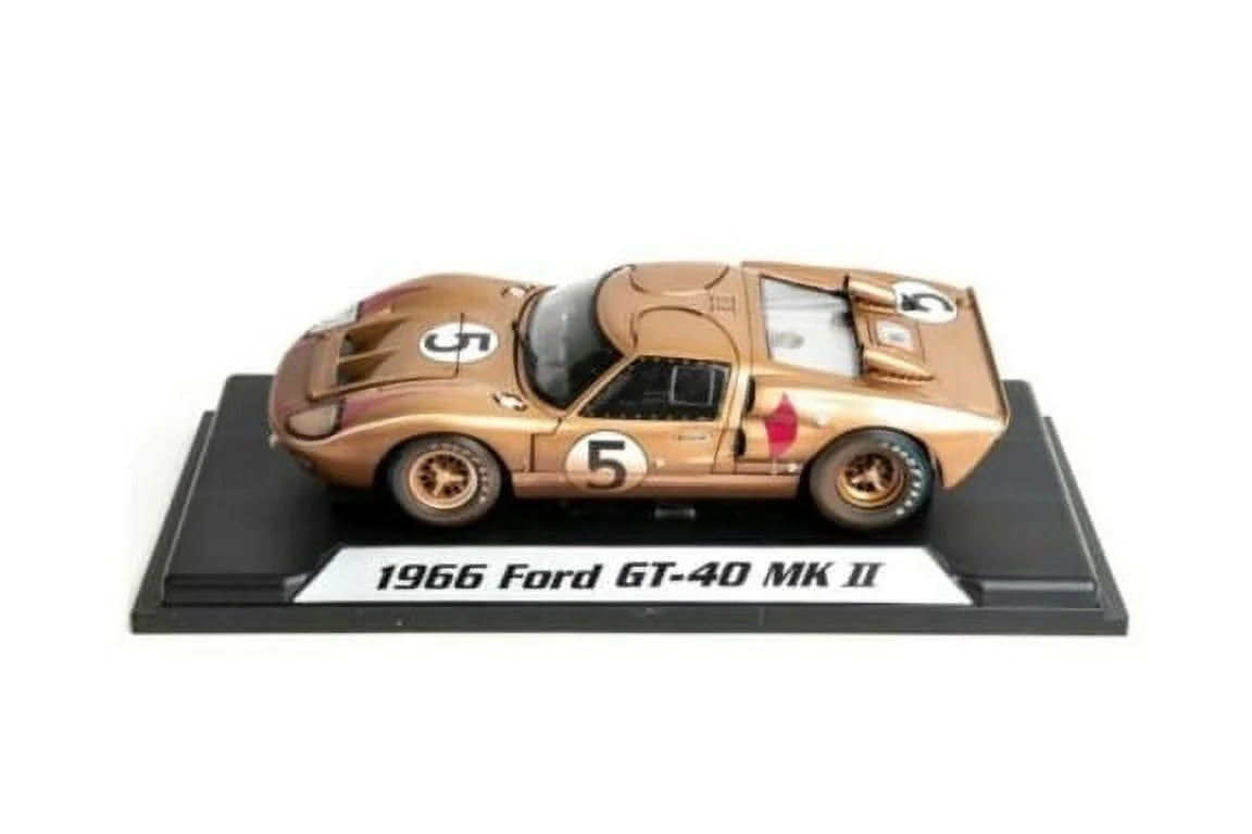 1966 Ford -40   #5 After Race (Dirty Version), Gold - Shelby Collectibles SC430G - 1/18 scale Diecast Model Toy Car