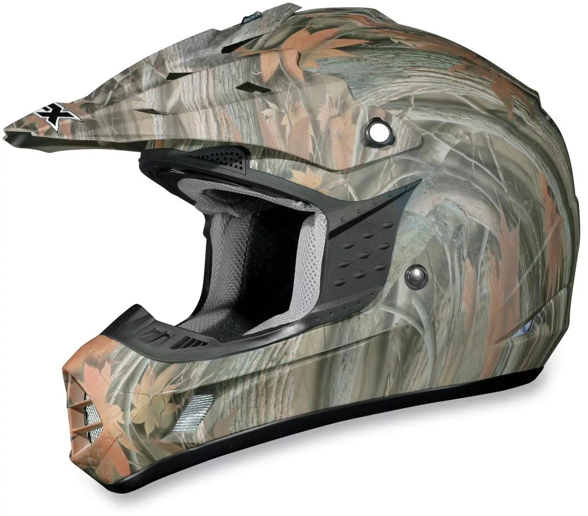 '-17 Helmet Camo Brown Lg  0110-1819