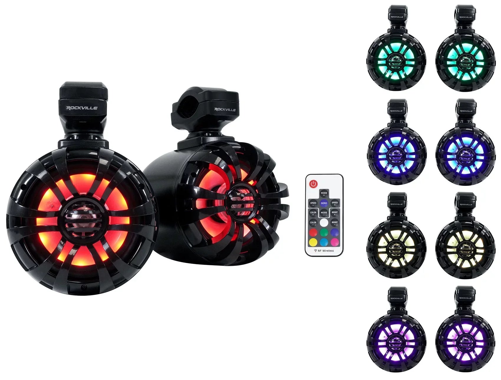 (2) Memphis CANAMX365FE Speakers+Pods+ Tower Speakers+Amp For 2017+ Can Am X3